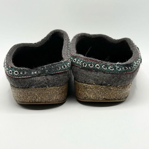 Haflinger Unisex Grizzly Classic Wool Clogs / Gray - Men’s EU 45 - Picture 5 of 12